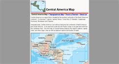 Desktop Screenshot of central-america-map.com