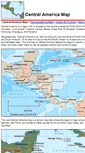 Mobile Screenshot of central-america-map.com